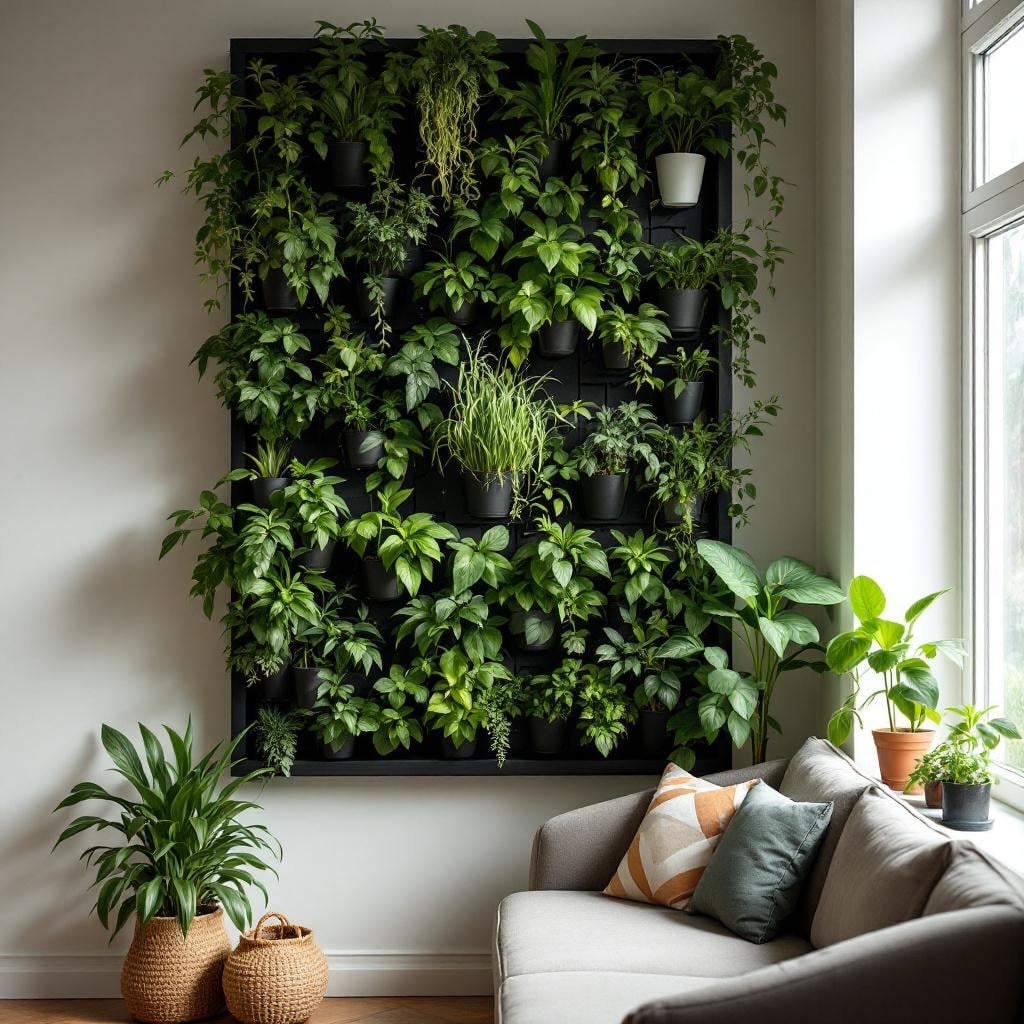 Benefícios do jardim interno vertical em ambientes pequenos