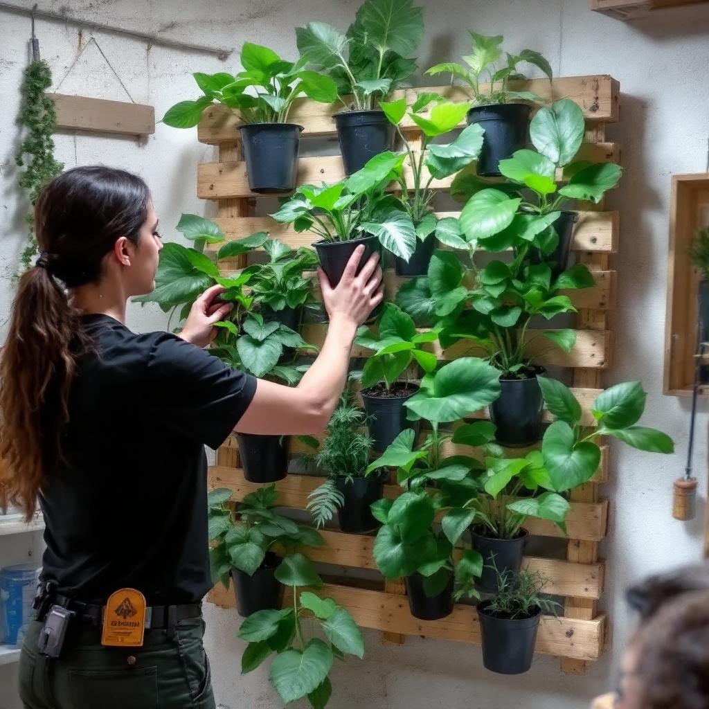 Como montar um jardim interno vertical passo a passo