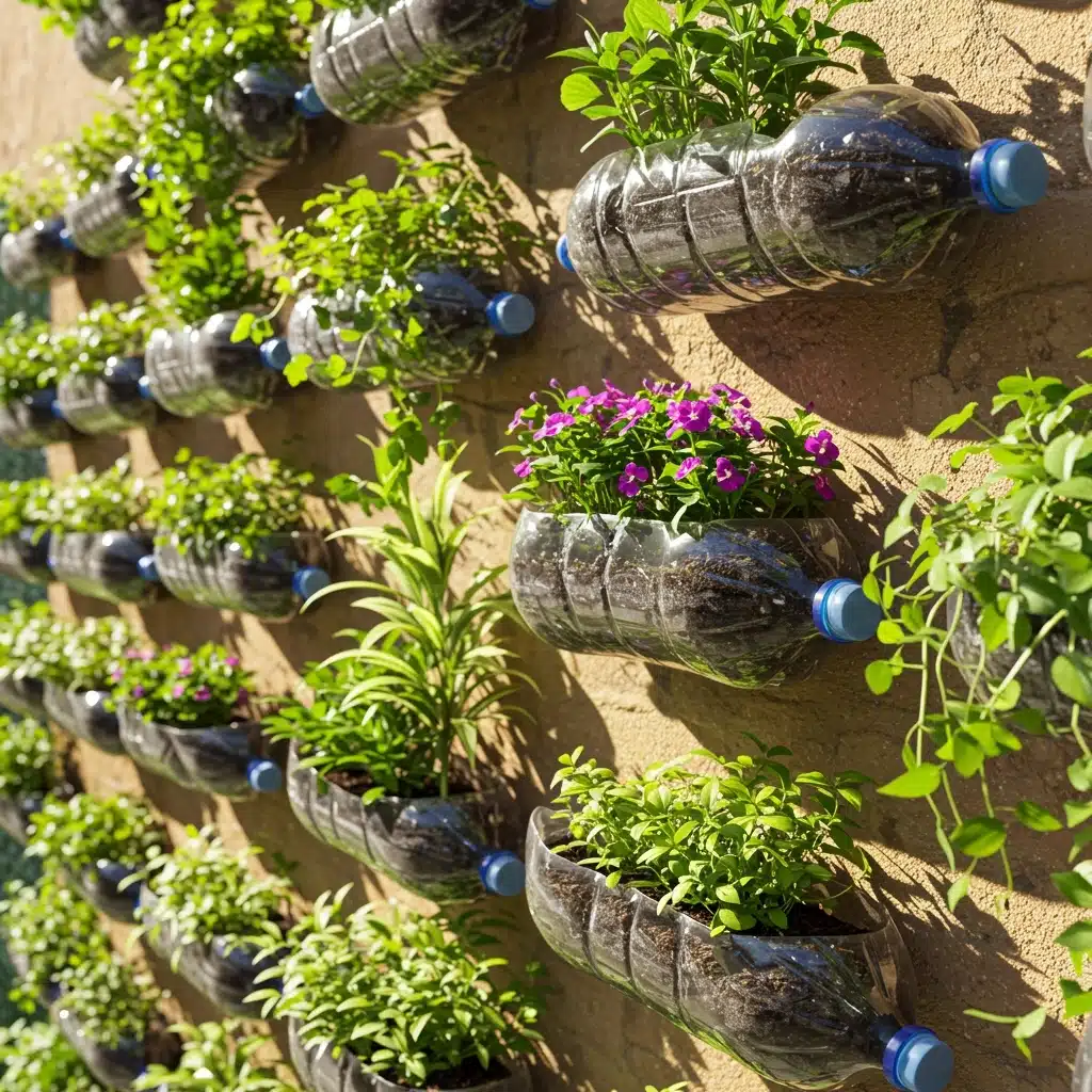 Jardim Vertical com Garrafa PET: Guia Completo e Sustentável