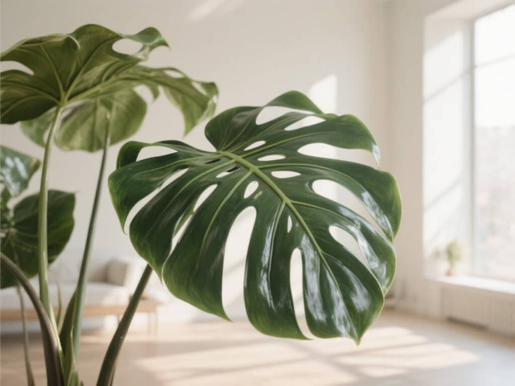 planta artificial realista costela-de-adão grande