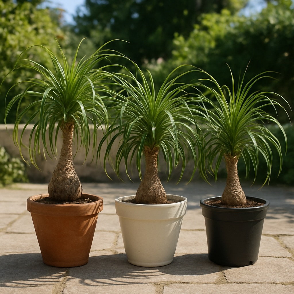 Vasos ideais para o cultivo da pata de elefante