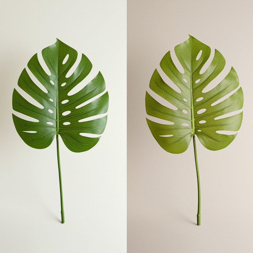 Comparação entre planta artificial e preservada