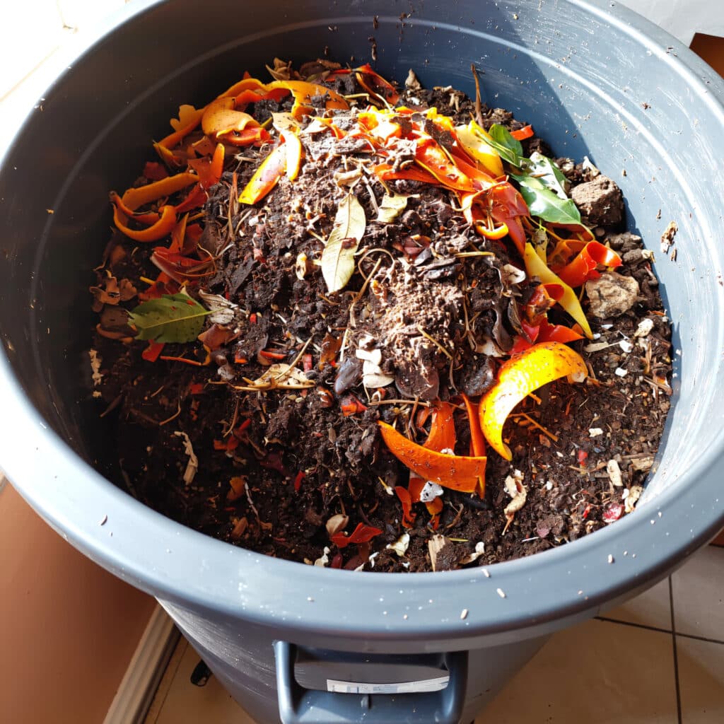 Compostagem doméstica com restos orgânicos