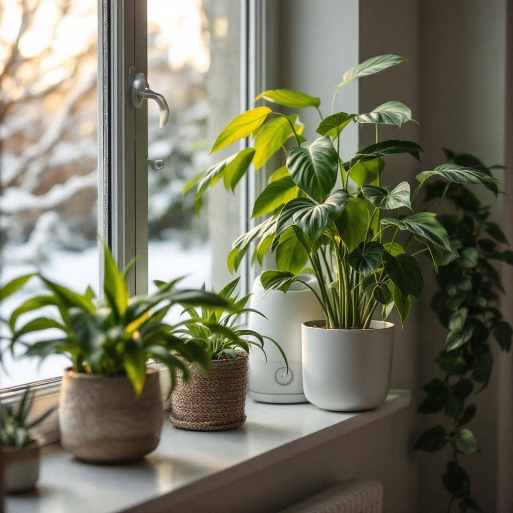 Cuidados com plantas de interior no inverno